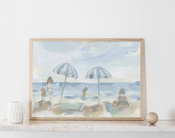 Neutral Summer Beach Decor | "Coastal Daydream" - Art Print or Canvas