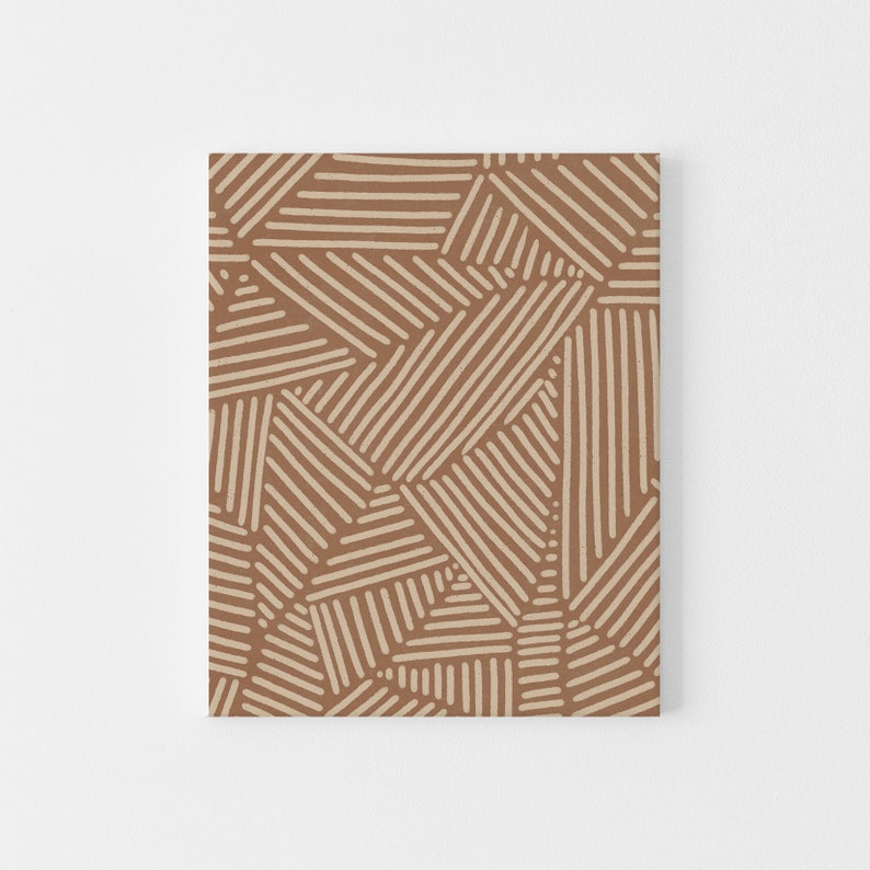 Rust Print Burnt Orange Wall Art Modern Minimalist Decor Etsy