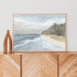 California Beachscape Painting | "Into the Ocean" – Art Print or Canvas