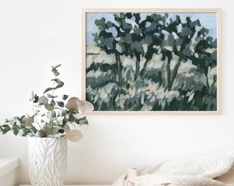 Field Landscape Artwork | "The Sloping Field" – Art Print or Canvas