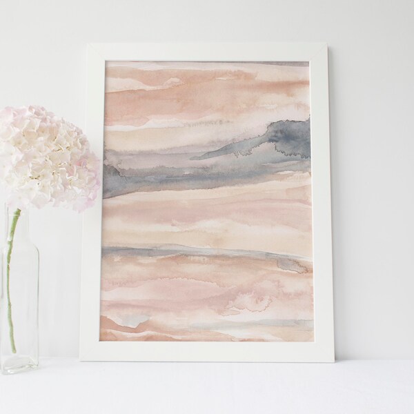 Peach Gray Nursery Etsy