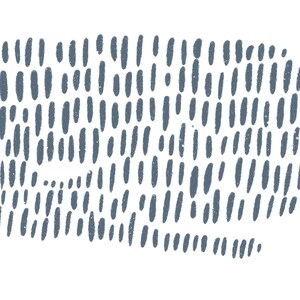 May include: A repeating pattern of small, hand-drawn, gray ovals on a white background.