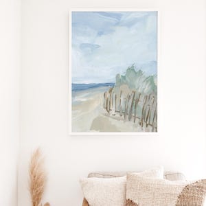 Küsten Strandlandschaft Kunst | "Die Öffnung" - Kunstdruck oder Leinwand."