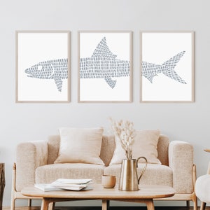 Bonefish Print | Sport Fishing Art for Modern Florida Decor & Fisherman ...