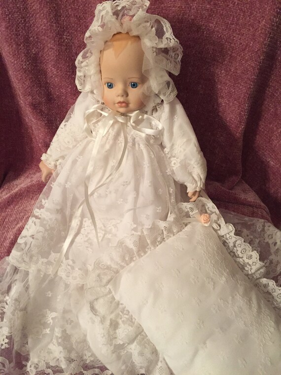 danbury mint christening doll