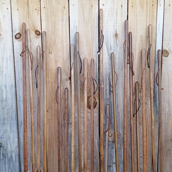 Walking/Hiking Sticks from Re-Purposed Tobacco Stakes, Wooden Walking/Hiking Stick, Wooden Walking/Hiking Staff,