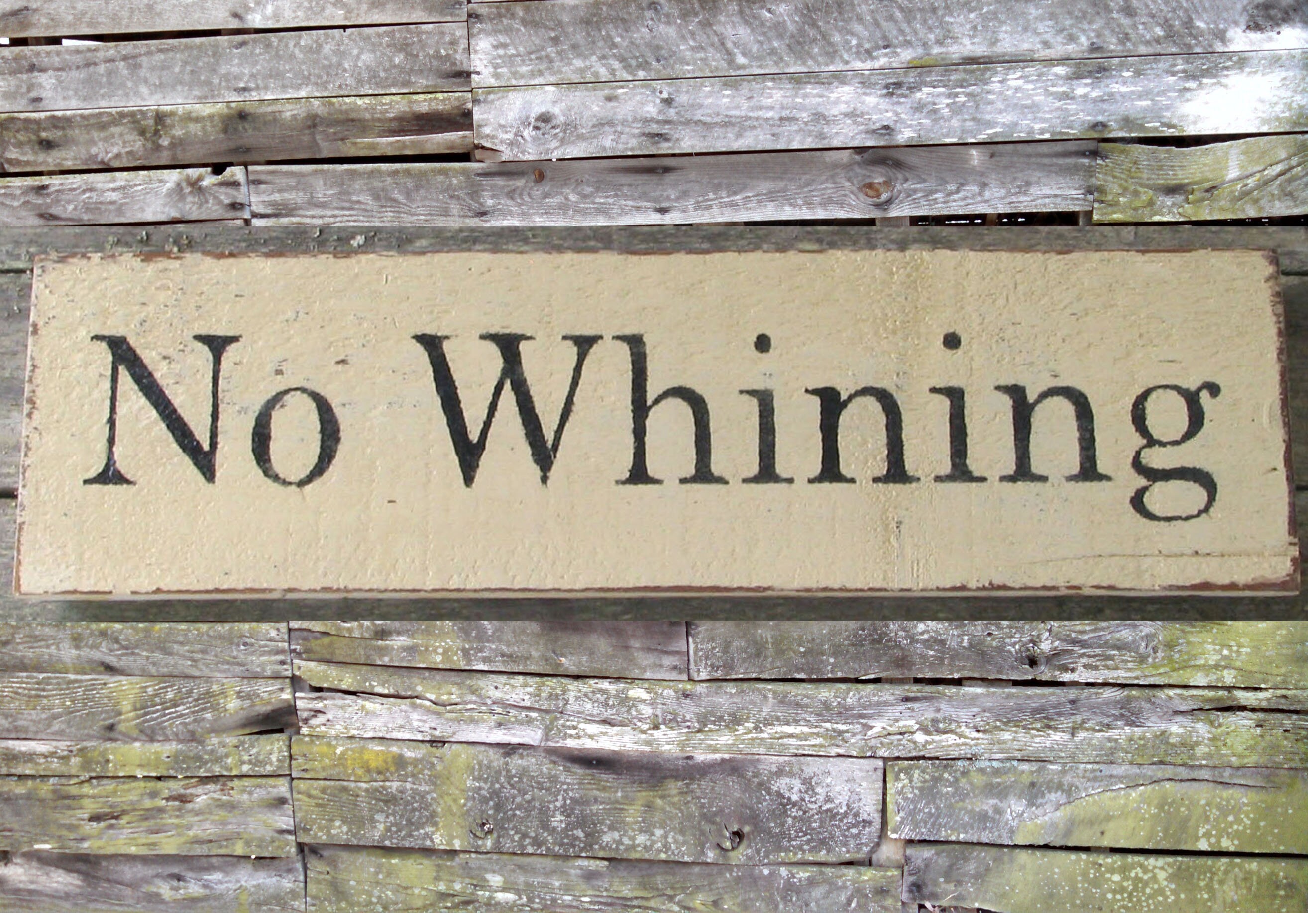 No Whining Sign | Etsy