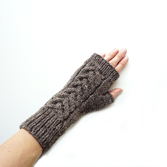 mens fingerless mitten gloves