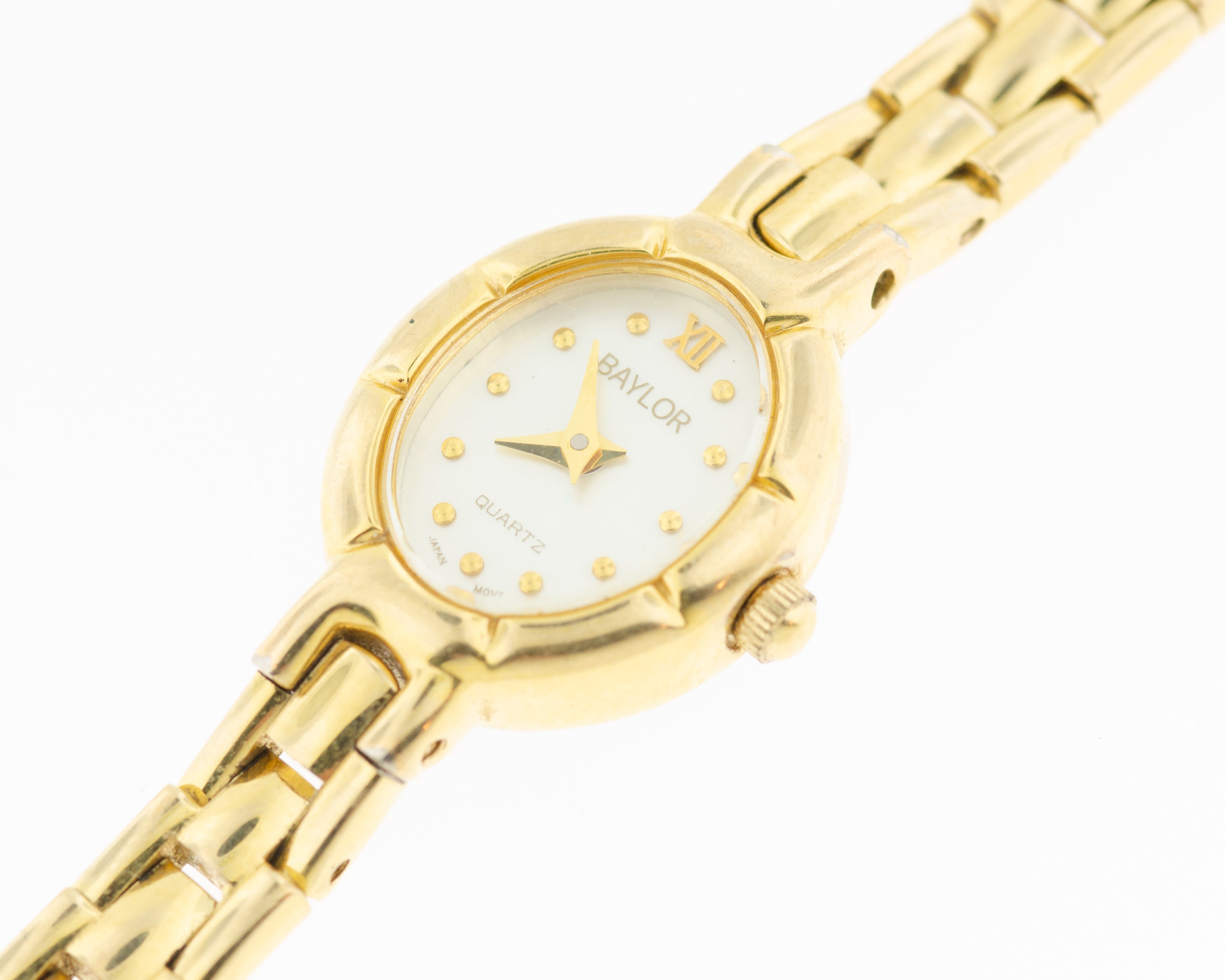 Baylor quartz watch gold hotsell