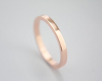 10 k rose gouden ring / ring goud / ring / ring rose goud / Alliantie goud / pink Alliantie / Alliantie goud / gouden ring / stapelbaar ring / rose goud