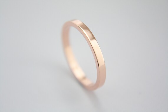 10k rose outlet gold stackable rings