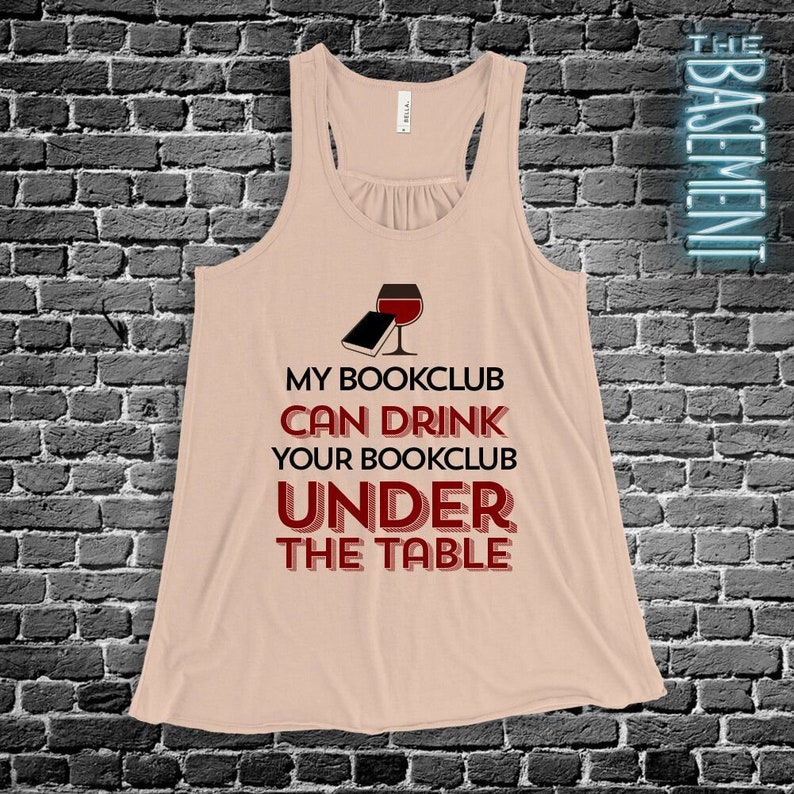 red flowy tank top