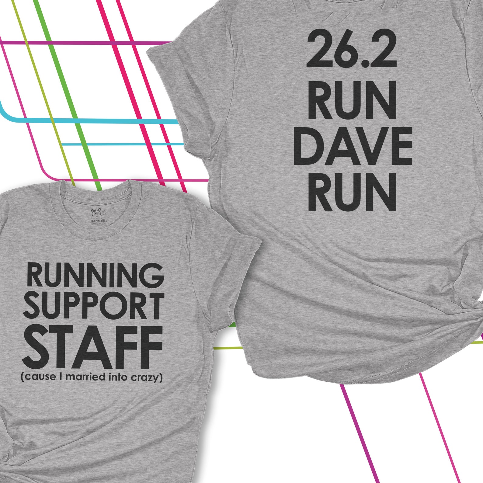 Running Support Shirt - Running Support Staff - Cause I Married Into ...