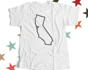 California shirt - state of california t-shirt - choose any state shirt - unisex t-shirt states  MSTATE-CA