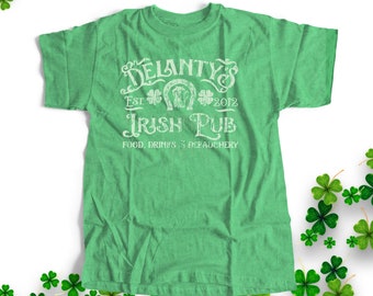 St. Patrick's Day Irish Pub - customizable last name shirt - DARK t-shirt - 22SNLP-122-D