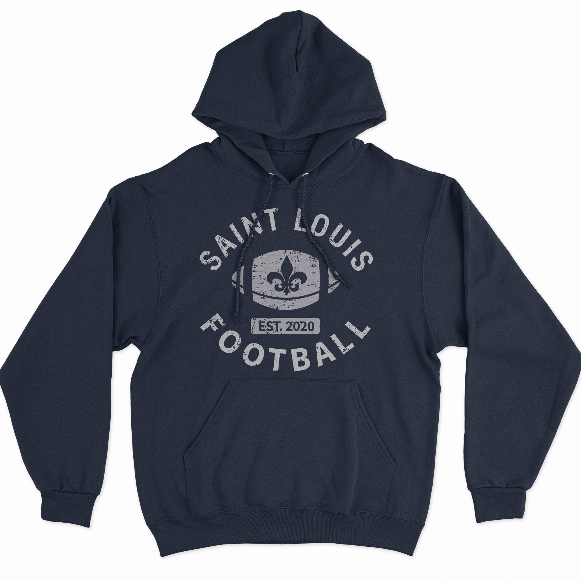 Battlehawks Ka-kaw St-Louis Shirt Sweatshirt Hoodie Football Season 2020  Hoodie (Navy;S) : : Clothing & Accessories