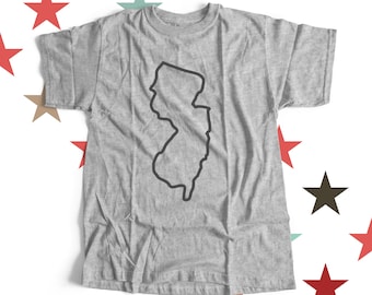 new jersey shirt - state of new jersey t-shirt - choose any state shirt - unisex t-shirt states MSTATE-NJ