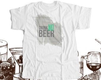 missouri shirt - funny drink MO beer state of missouri t-shirt MDS-030