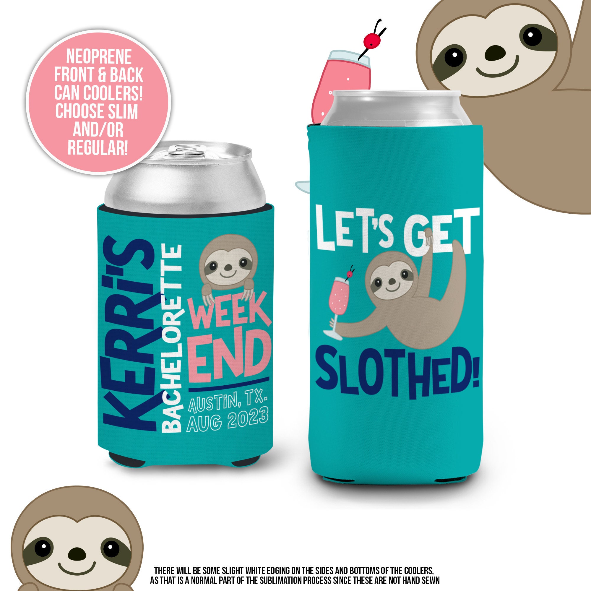  P.LOTOR Bachelorette Party Favors Slim Can Cooler Neoprene [ 12  Pack ], Bridal Shower Slim Can Holder, Bride Tribe Bachelorette Party  Naughty, Beer Cans Insulators Skinny Coolie Compatible : Home & Kitchen