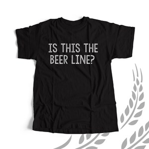 is this the beer line shirt - beer t-shirt - DARK t-shirt - MDS-024-D