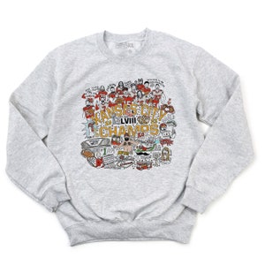 KC Football Champions Shirt  Mahomes  Kelce  Back-to-Back Kansas City Football  NFL KC Football Custom Champion Sweatshirt