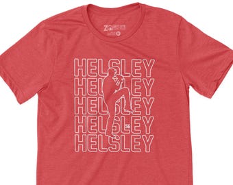 Camiseta de béisbol de San Luis / camiseta unisex de béisbol de Helsley St. Louis / camiseta de lanzador de Helsley inspirada en el arte de los fanáticos