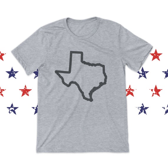 Texas shirt - state of texas t-shirt - choose any state shirt - unisex gray t-shirt states MSTATE-TX
