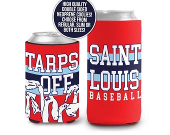 Tarps Off Can Coolers: St. Louis Baseball Fans (3 Sizes Available)