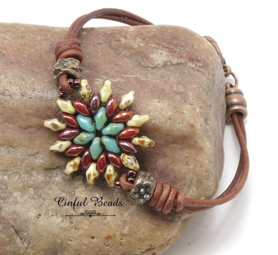 Boho leather deals jewelry