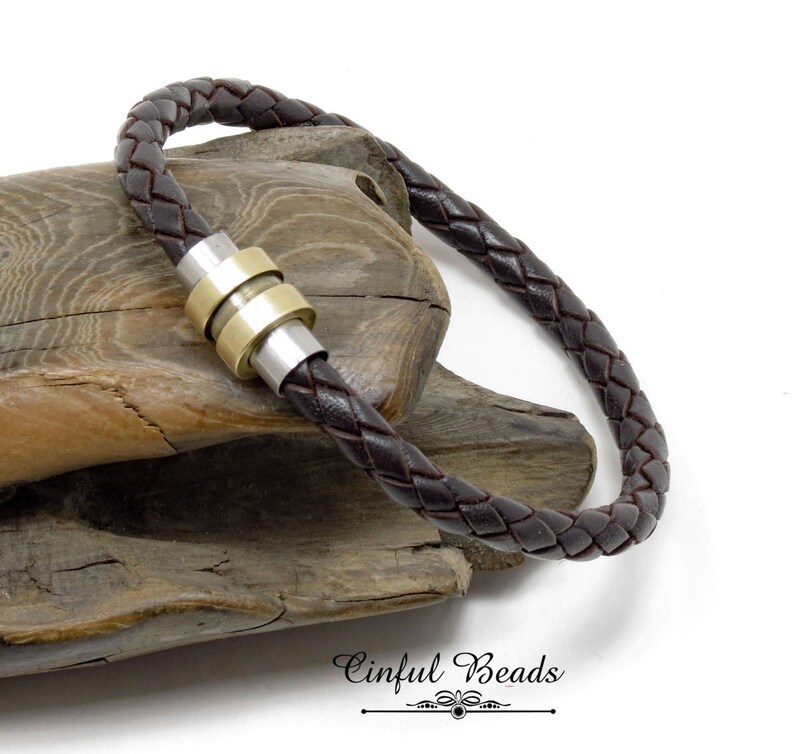 MCBC010234 6mm Genuine Braided Bolo Leather 316L by MeeCreation