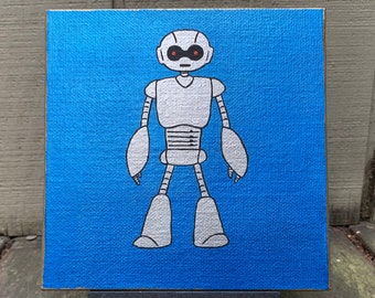 The Shiny Fugitive | Ninja Turtles Fugitoid TMNT Original Painting | Acrylics on Canvas