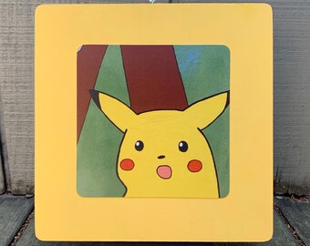It's Always A Surprise | Pokemon Surprised Pikachu Meme Art Print