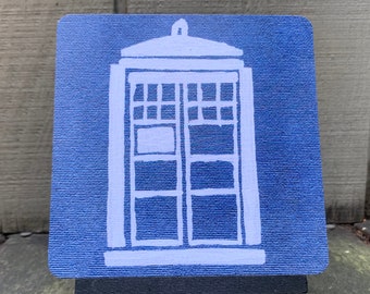 Impression of the TARDIS | Doctor Who Police Phone Box Art Print