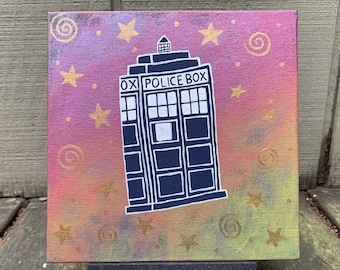 Blue Box of Adventure | Doctor Who TARDIS Art Print