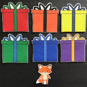 Little Fox Hide and Seek Felt Board Game: Preschool Cognitive Skills