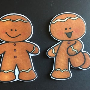 Gingerbread Man Felt // Flannel Board Pieces // Preschool // Teaching // Cognitive Skills // Animals // Language image 7