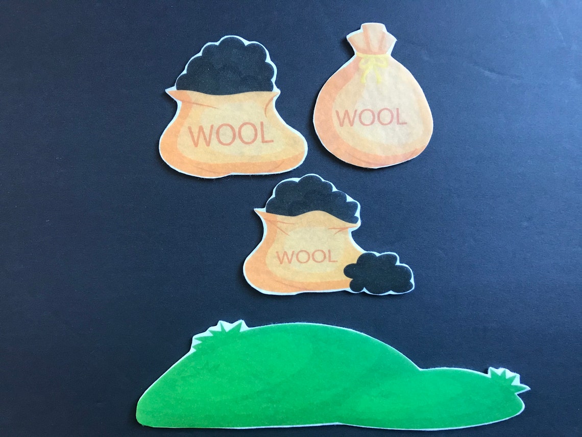 Baa Baa Black Sheep Felt Board Story // Flannel Board Pieces - Etsy