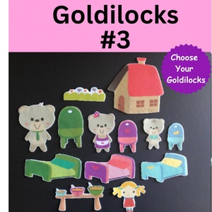 Goldilocks and The Three Bears Felt Board Story Set #3