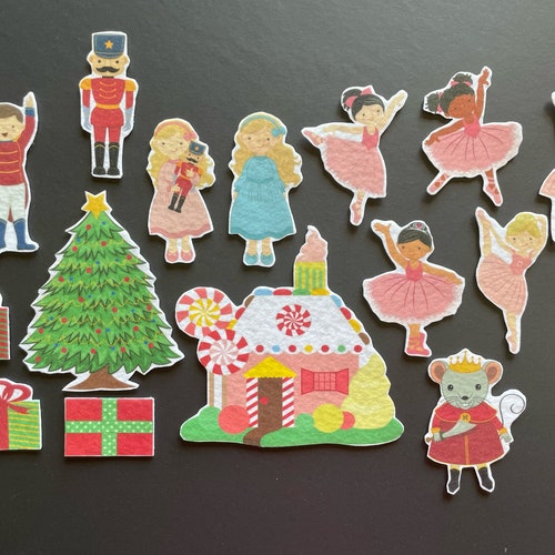 Nutcracker Felt Puppets Nutcracker Ballet Play Set Etsy