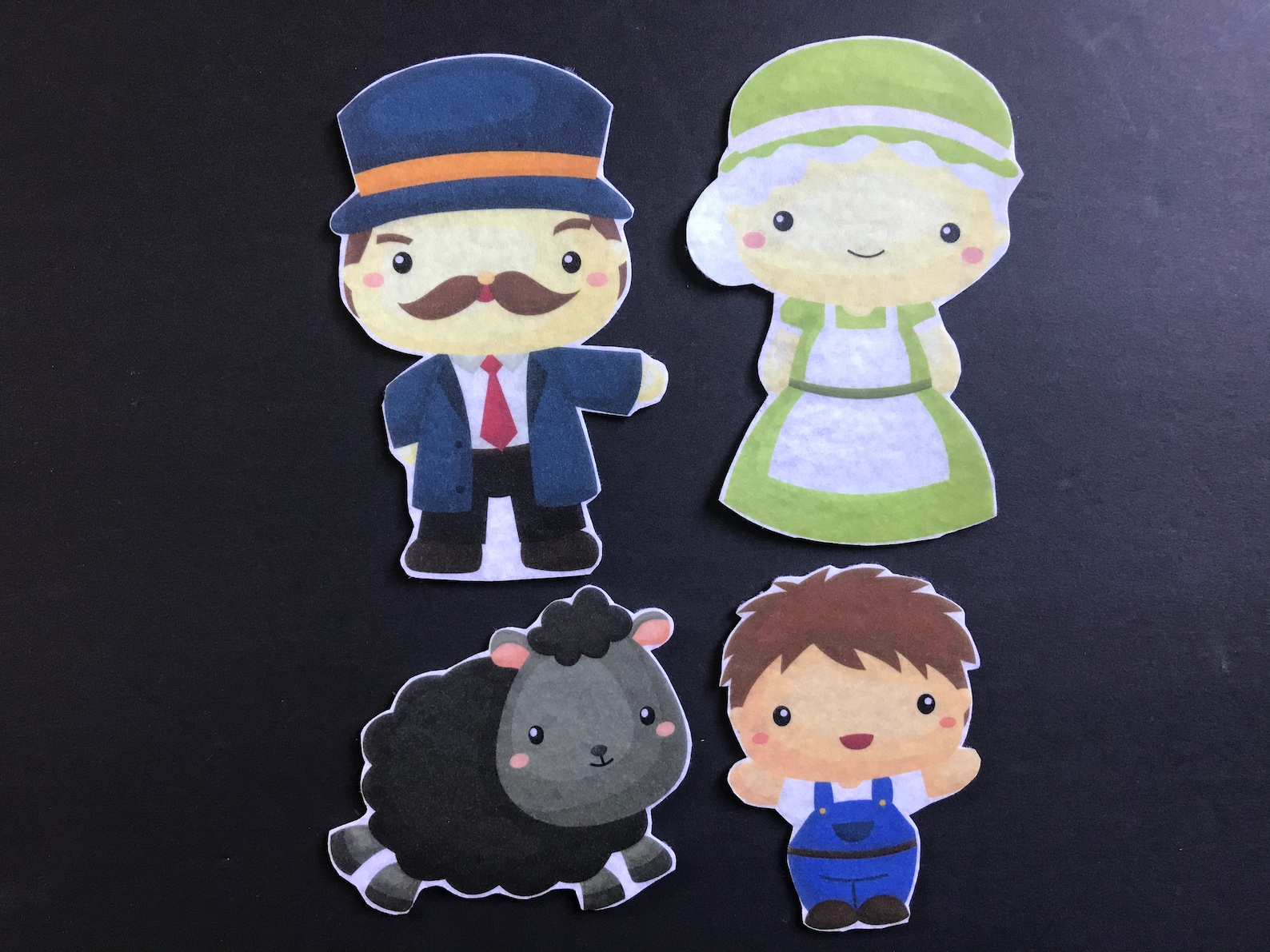 Baa Baa Black Sheep Felt Board Story // Flannel Board Pieces - Etsy