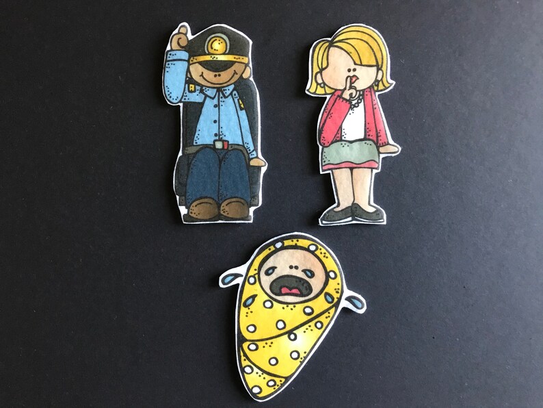 Wheels On The Bus Felt Board Stories // Flannel Board Pieces Etsy