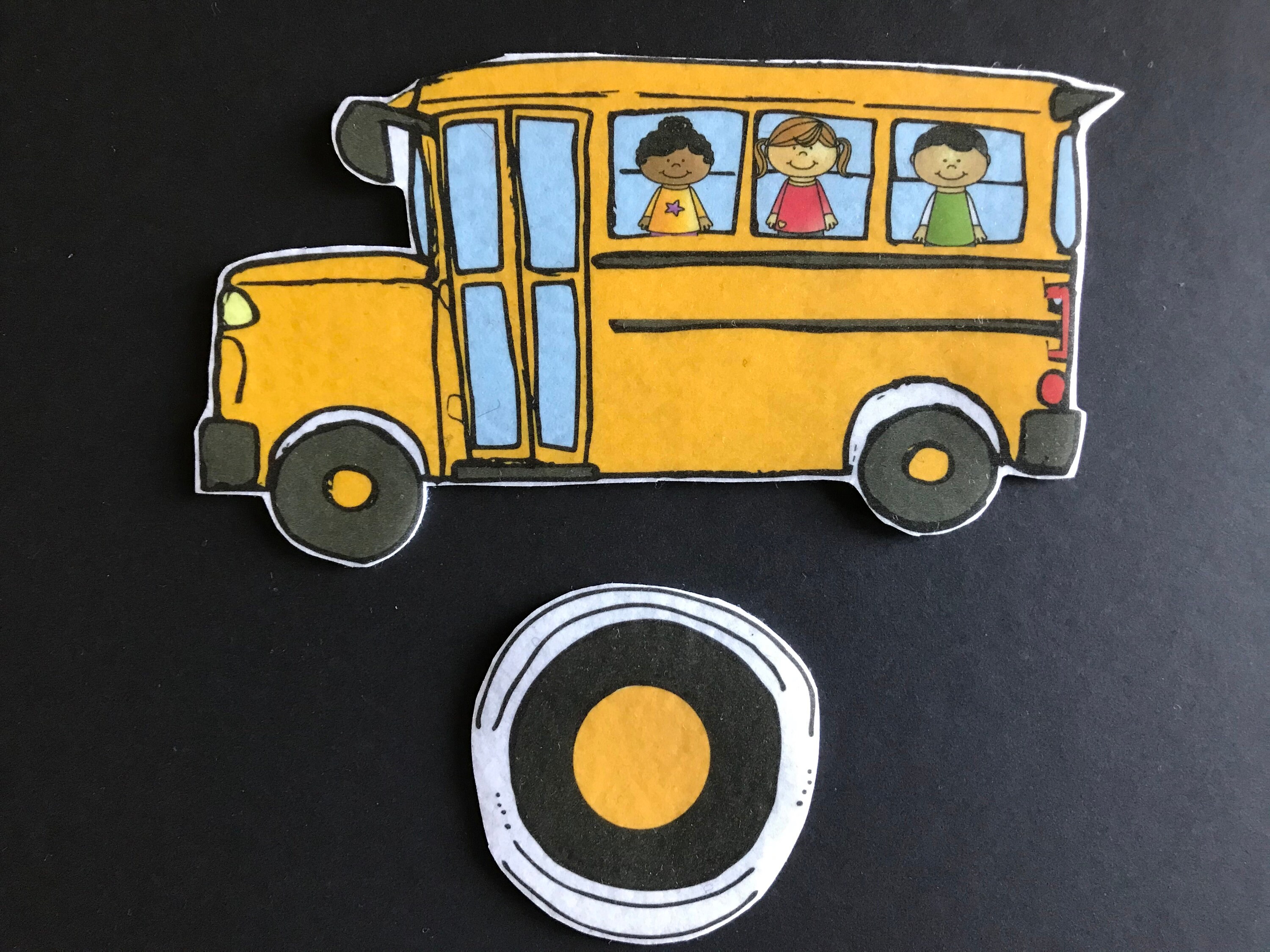 Wheels On The Bus Felt Board Stories // Flannel Board Pieces Etsy