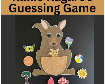 Kangaroo Guessing Game Felt Board Stories  // Flannel Board // Cognitive // Preschool //