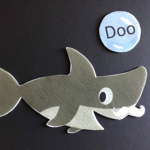 Baby Shark Felt Board Story // Flannel Board Pieces // Baby Shark Felt Story // Ocean Set // Felt Board // image 5