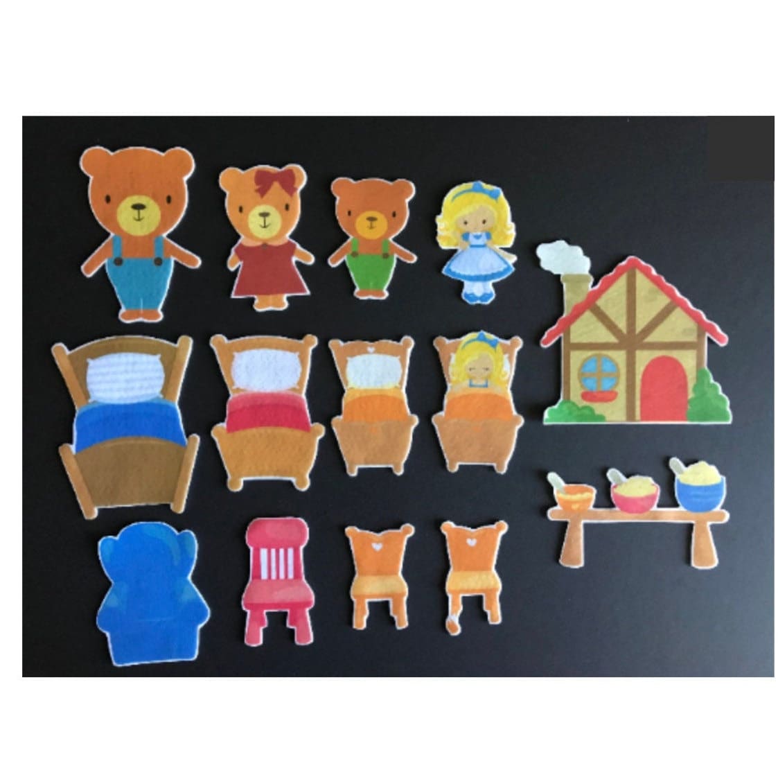 Goldilocks And The Three Bears Flannel Board Printables