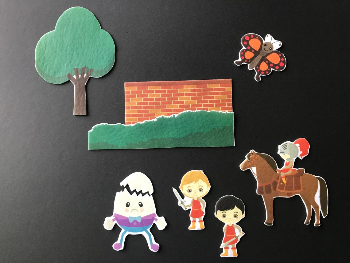 Humpty Dumpty Felt Board Story // Flannel Board // Imagination Etsy