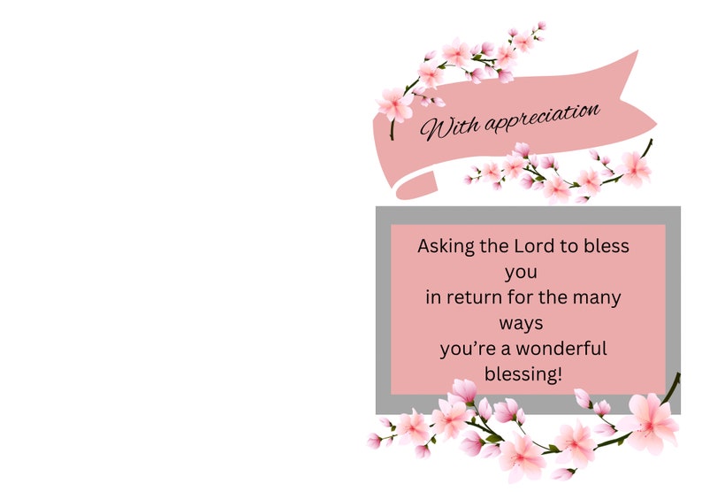 Pastor Appreciation Card, Printable, PDF - Etsy
