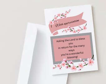 Pastor Appreciation, Card, Printable, PDF - Etsy