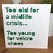Funny Birthday Card Midlife Crisis, Happy Birthday, Card for husband, wife, best friend, card for him, for her, fun card, greetings card