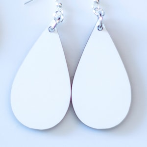 Earring Sublimation Blank - Unisub Hardwood, Drop Earrings